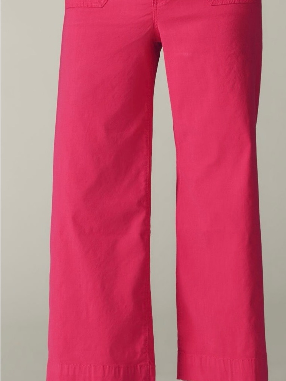 Anthropologie Maeve Wide-Leg High-Waist Pants in Bright Fuchsia - Picture 2 of 5